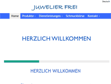 Tablet Screenshot of juwelierfrei.com